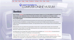 Desktop Screenshot of cbmmuseum.kuto.de